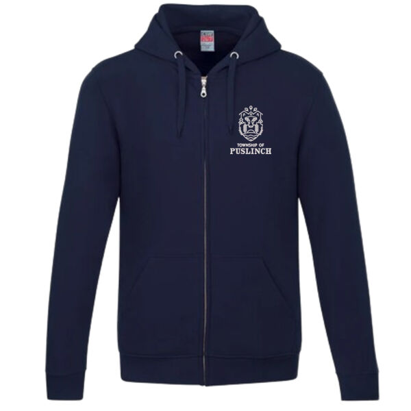 Embroidered Zip-Up Hoodie Thumbnail