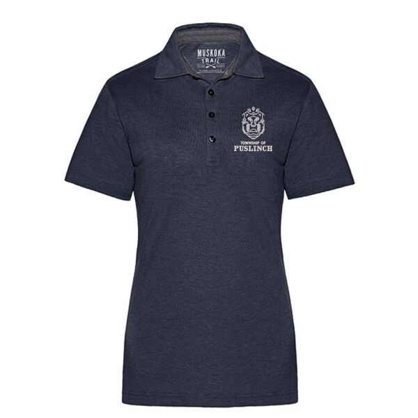 Embroidered Women's Cotton/Poly Jersey Polo  Thumbnail