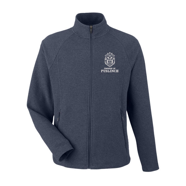 Embroidered Men's Spirit Textured Full-Zip Thumbnail