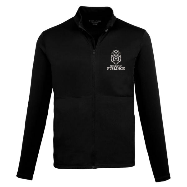 Embroidered Men's Knit Full Zip Thumbnail